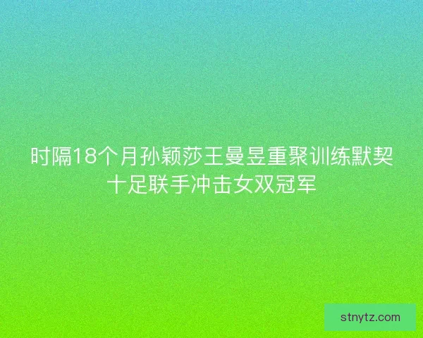 时隔18个月孙颖莎王曼昱重聚训练默契十足联手冲击女双冠军 时隔18个月孙颖莎王曼昱重聚训练默契十足联手冲击女双冠军